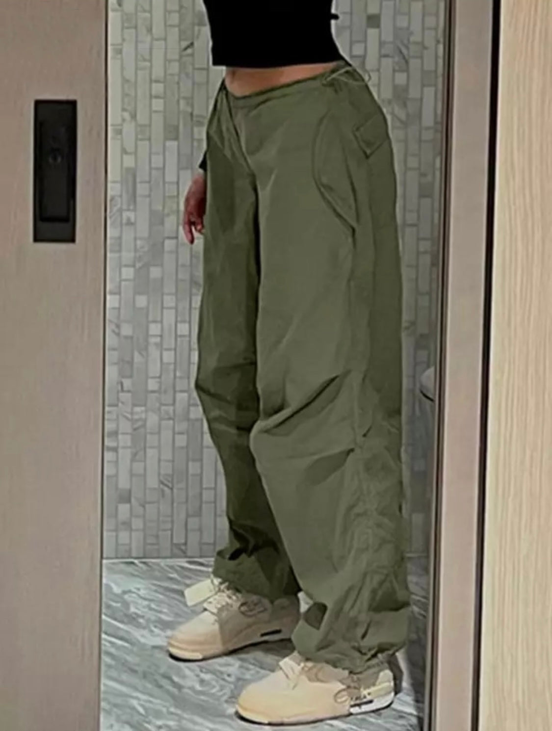 Parare Baggy Drawstring Cargo Pants